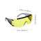 Allen Co Safety Glasses - Ballistic Eye Protection for Men and Women - ANSI Z87.1 Impact Resistance - Yellow 2170 - alternate 7
